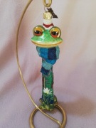 KOMOZJA - Bombka Słup   - "  ŻABA " 