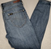 Wr) Lee Scarlett Cropped oryginalne spodnie jeansowe Roz.29/31