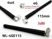6 x Antenna 3dbi SMA GSM 4G (WL-4GE115)6