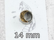 14mm Venom Snake nowy tunel księżyc stal plug VS82