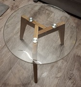 Stolik szklany Falsled Jysk NOWY 40cm Warszawa