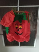 Strój na przebranie halloween sukienka i czapka dyni roz 116/122