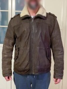 Kurtka skórzana pilotka