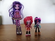 lalka figurki My Little Pony Equestria Girls Twilight Sparkle Pinkie Pie