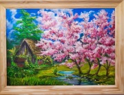 Obraz olejny ,,Wiosna"