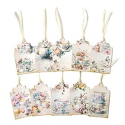 Tagi Etykiety Papierowe Zawieszki Metki 10 szt. 9,5x5,7 cm