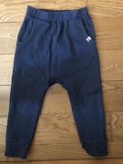 Mybasic baggy spodnie granatowe 104/110