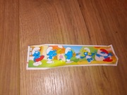 Instrukcja obsługi ulotka karteczka od kinder niespodzianki smerfy