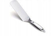 Solidna Łopatka Szpatułka do Grilla BBQ Stalowa 38,3 cm