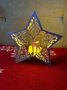 Gwiazda 3D na tealight LED 14 cm Dekoracja świąteczna  Różne kolory