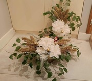 Stroik na cmentarz, wazon + doniczka, Boże Narodzenie 