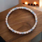 Bransoletka koraliki pastelowa hematyt