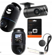 Najlepszy Wideorejestrator 360 70mai 4k Omni dash Cam 128Gb 4G LTE