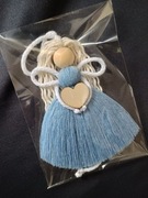 Aniołek, anioł makrama prezent upominek na Mikołaja mikołajki pod choinkę 