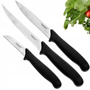 FISKARS ESSENTIAL Zestaw 3 noży kuchennych 7cm+11cm+12cm