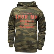 Thor Bluza Z Kapturem Camo moro L-młodzieżowa