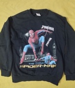 Czarna bluza Spiderman, bluzka Marvel 116/122