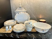 Komplet talerzy marmurkowych 28 el. - do jadalni i na prezent! 