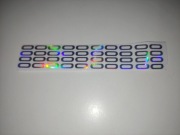 Naklejki ochronne USB-C | Holograficzne | Foliowa ochrona portu