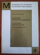 Rachunek prawdopodobieństwa i statystyka, Kordecki