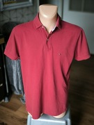 Tommy Hilfiger polo czerwona M koszulka czerwona