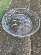 Misa kryształowa szlifowana prl