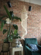 Ozdoba abażur dekoracja lampa z muszelek boho glamour bali