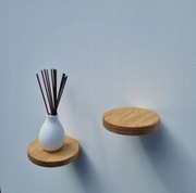 Półka drewniana okrągła (komplet 2szt)