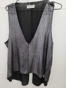 ONE X ONETEASPOON SREBRNA BLUZKA NA IMPREZĘ  marka premium  kupisz  tanio 