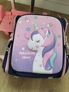 PLECAK SZKOLNY TORNISTER NA KÓŁKACH  JEDNOROŻEC