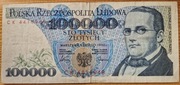 100000 z 1990r. seria CK BARDZO RZADKA - czytaj opis 