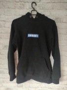 Czarna bluza z kapturem Diamante wear xs s 36 kapturek unisex ciepła