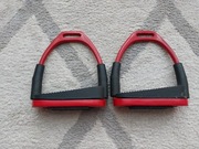 Strzemiona FULL elastyczne czerwone skośna wkładka