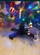 Stojak pod choinke , loftowy, metalowy, podstawa