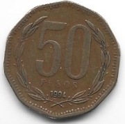 Chile 50 peso 1994