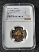 5 złotych - Kanał bydgoski - 2015 - MS66 NGC