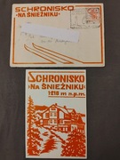 Schronisko Na Śnieżniku Kłodzkim karta pocztowa koperta PRL 