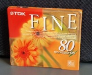 MD Minidisc TDK FINE 80 - MD-FN80Y