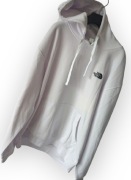 Biała bluza z kapturem inspirowana The North Face