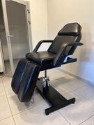Fotel łóżko do tatuażu, salonu kosmetycznego kwadron, czarne