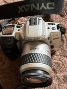 Aparat fotograficzny Minolta Dynax 500si + Minolta AF 28-80mmTorba + pas