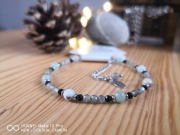 Amulet wsparcia i ochrony Amazonit Kyanit Turmalin 