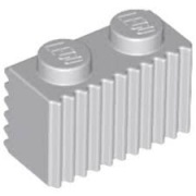 LEGO KLOCEK GRILL 1X2 BIAŁY 