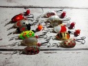 Obrotówki Ubik błystki obrotowe 3/8g zestaw szczupak okoń