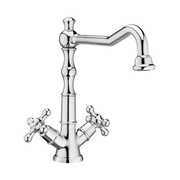 Bateria wysoka ROCA CARMEN 2-uchwytowa 1-otworowa mosiężna chrom 