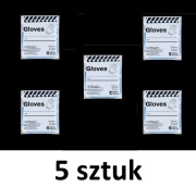 Rękawice ratunkowe - bez proszku, bez lateksu i gumy - jednorazowe, 5 szt.