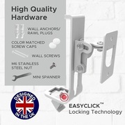 Uchwyt ścienny - biały - kompatybilny z Sonos ONE, Gen 2, ONESL & Play:1