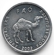 Somalia 10 senti 2002 FAO