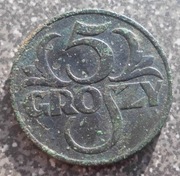 5 groszy 1937 obiegowa 