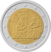 2 Euro - Słowacja z 2017 roku.